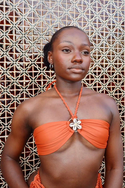 The Driftwood Top w/ Twisted Neck Strap