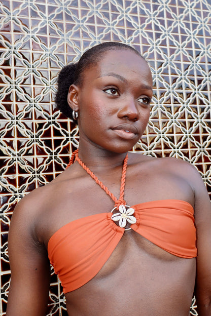 The Driftwood Top w/ Twisted Neck Strap